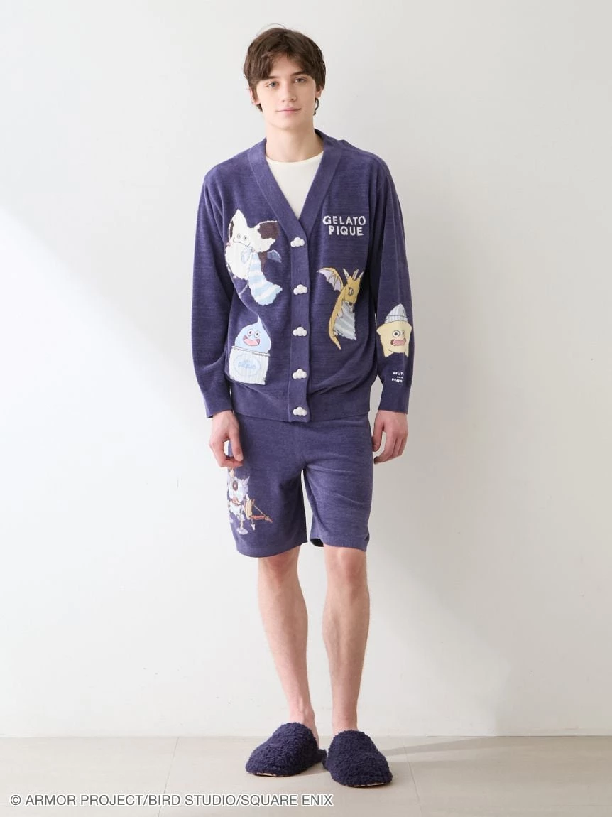 【勇者鬥惡龍】【UNISEX】提花開襟衫 PUNT264037