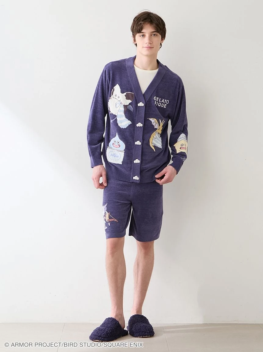 【勇者鬥惡龍】【UNISEX】提花開襟衫 PUNT264037