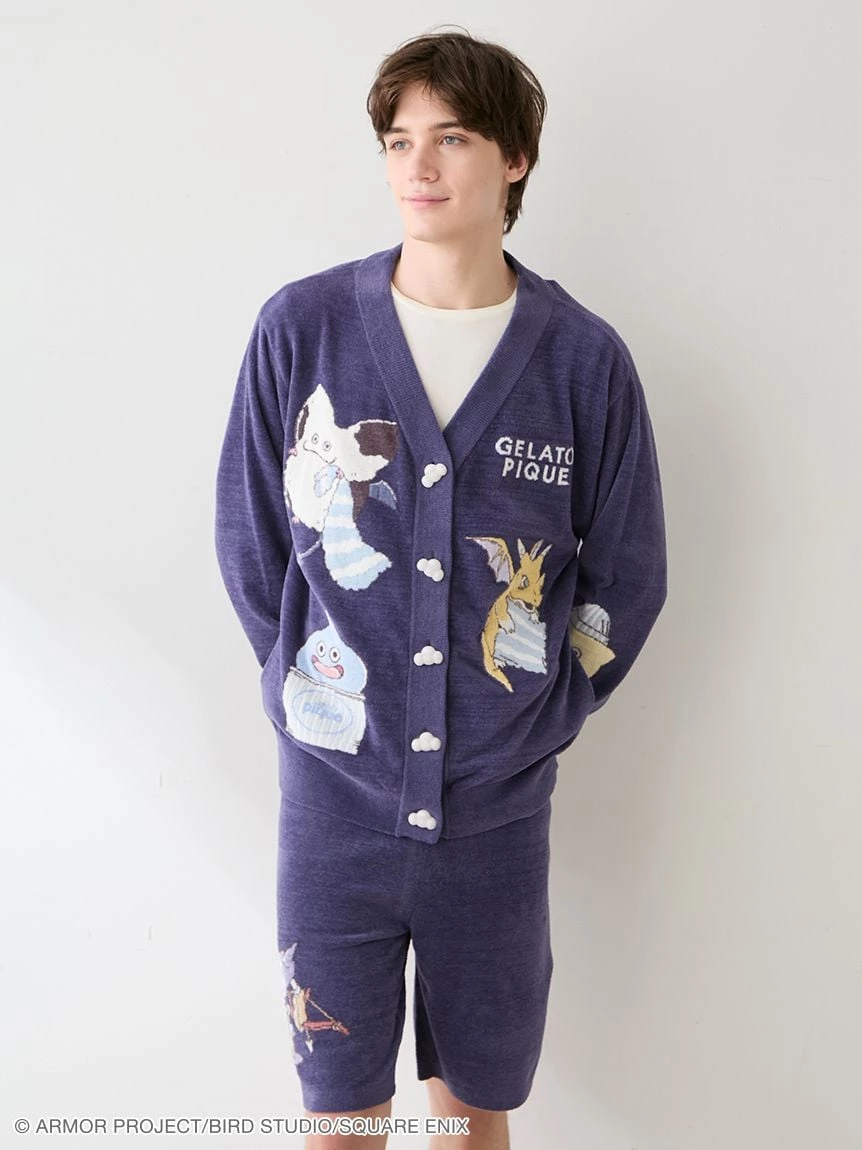 【勇者鬥惡龍】【UNISEX】提花開襟衫 PUNT264037