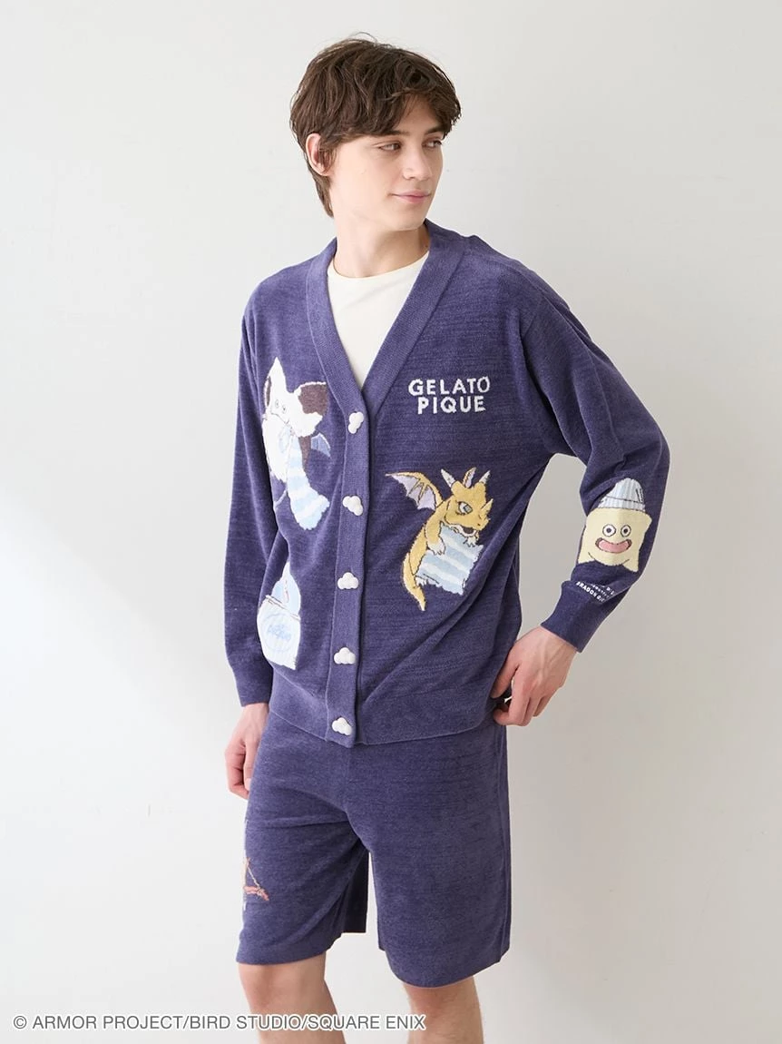 【勇者鬥惡龍】【UNISEX】提花開襟衫 PUNT264037