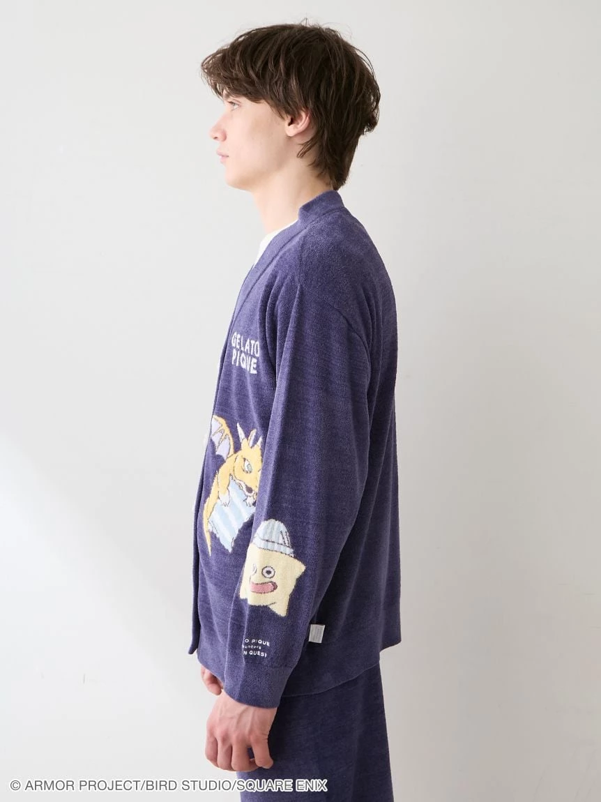 【勇者鬥惡龍】【UNISEX】提花開襟衫 PUNT264037