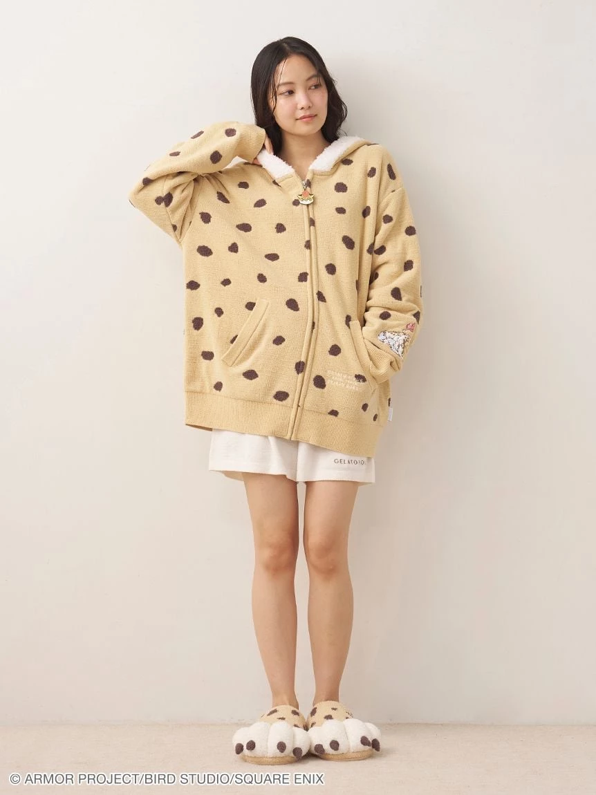 【勇者鬥惡龍】【UNISEX】幼崽豹連帽外套 PUNT264040