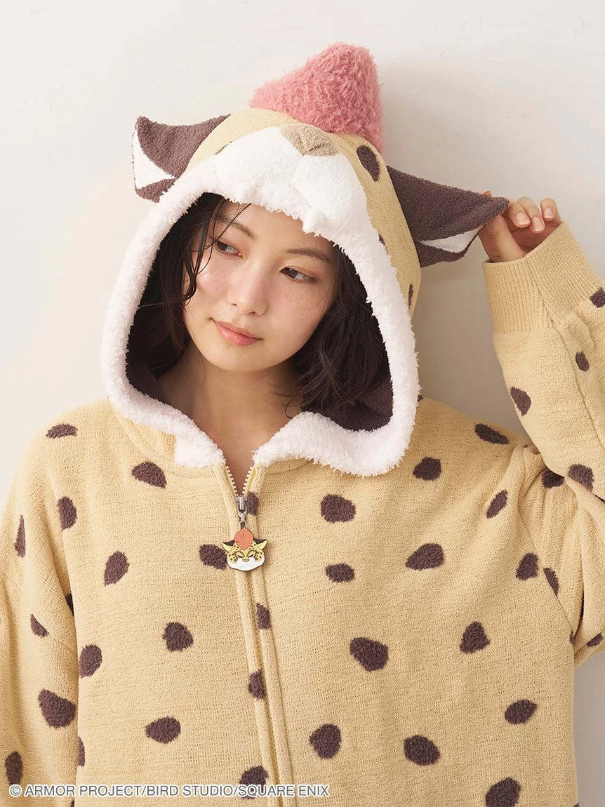 【勇者鬥惡龍】【UNISEX】幼崽豹連帽外套 PUNT264040