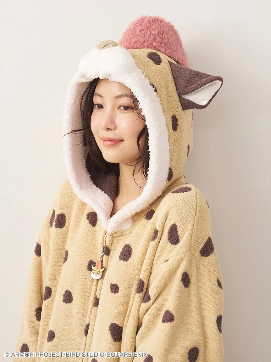 【勇者鬥惡龍】【UNISEX】幼崽豹連帽外套 PUNT264040