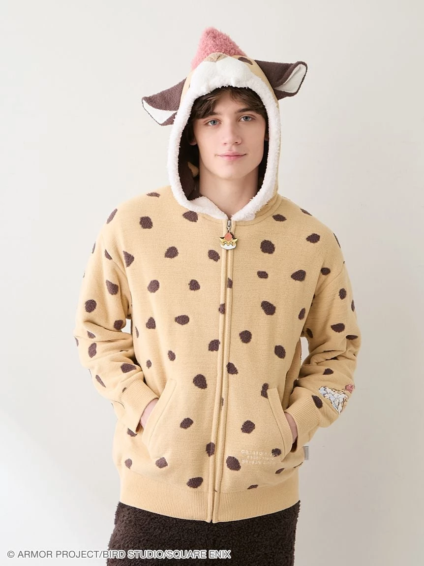 【勇者鬥惡龍】【UNISEX】幼崽豹連帽外套 PUNT264040