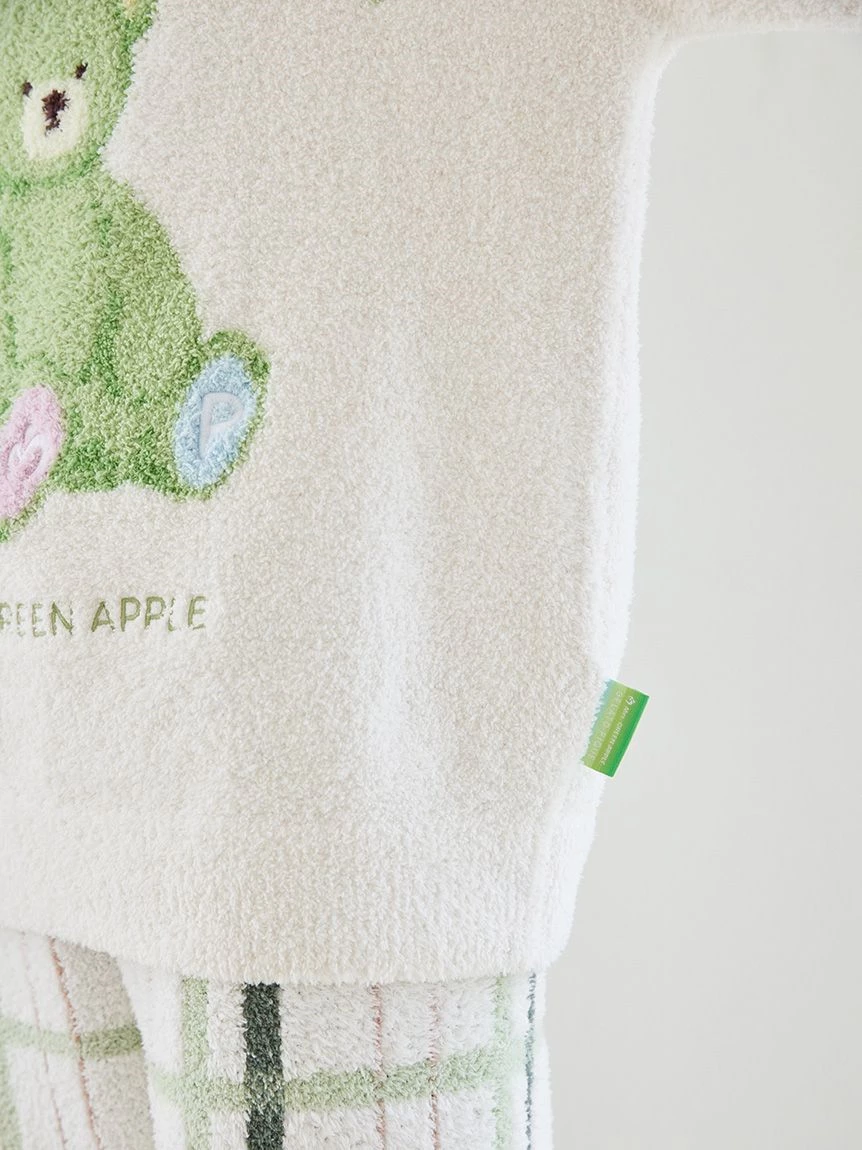 【Mrs. GREEN APPLE】【UNISEX】提花上衣＆Baby Moco格紋長褲SET PUNT265032
