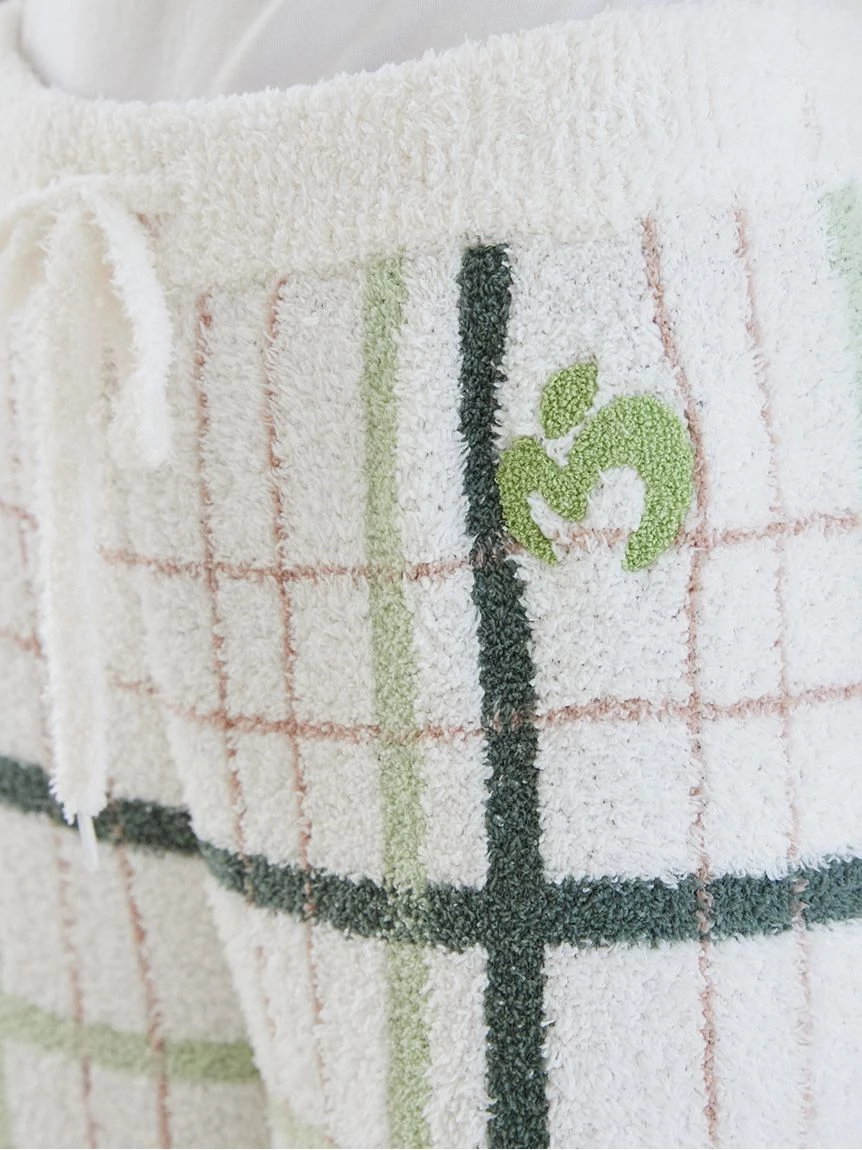【Mrs. GREEN APPLE】【UNISEX】提花上衣＆Baby Moco格紋長褲SET PUNT265032