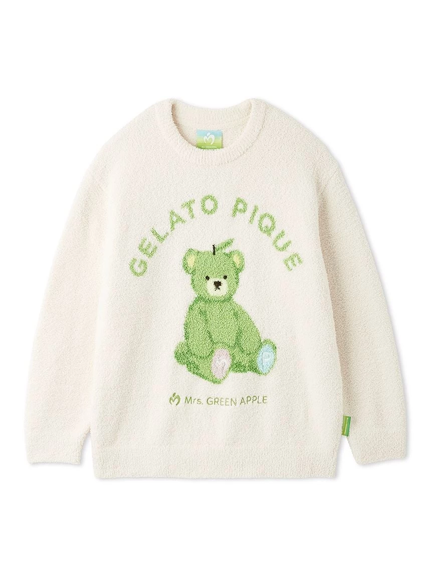 【Mrs. GREEN APPLE】【UNISEX】提花上衣＆Baby Moco格紋長褲SET PUNT265032