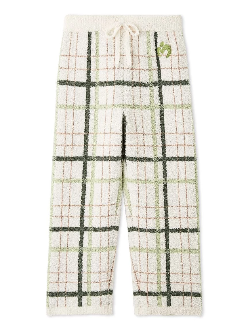 【Mrs. GREEN APPLE】【UNISEX】提花上衣＆Baby Moco格紋長褲SET PUNT265032
