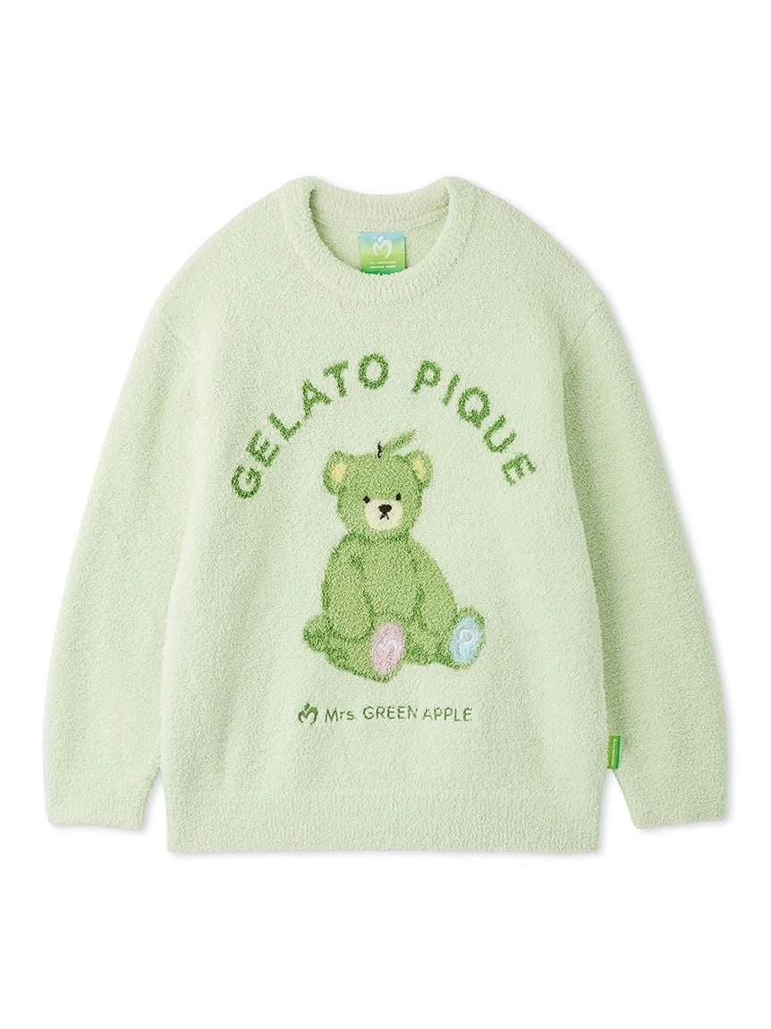 【Mrs. GREEN APPLE】【UNISEX】提花上衣＆Baby Moco格紋長褲SET PUNT265032