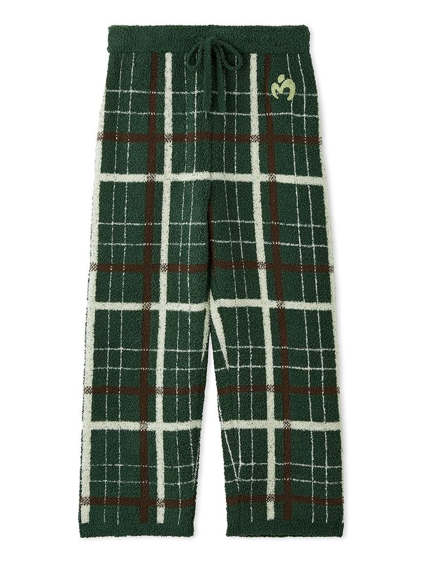 【Mrs. GREEN APPLE】【UNISEX】提花上衣＆Baby Moco格紋長褲SET PUNT265032