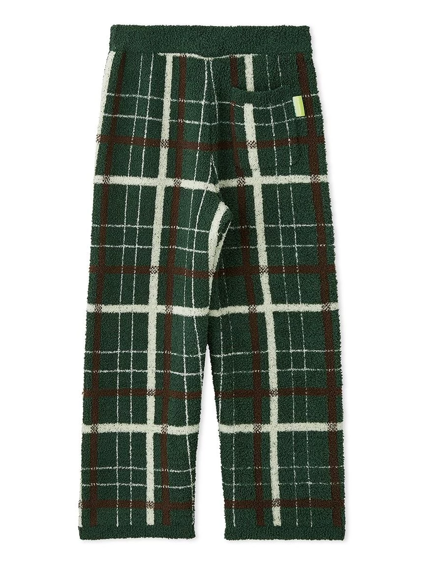 【Mrs. GREEN APPLE】【UNISEX】提花上衣＆Baby Moco格紋長褲SET PUNT265032