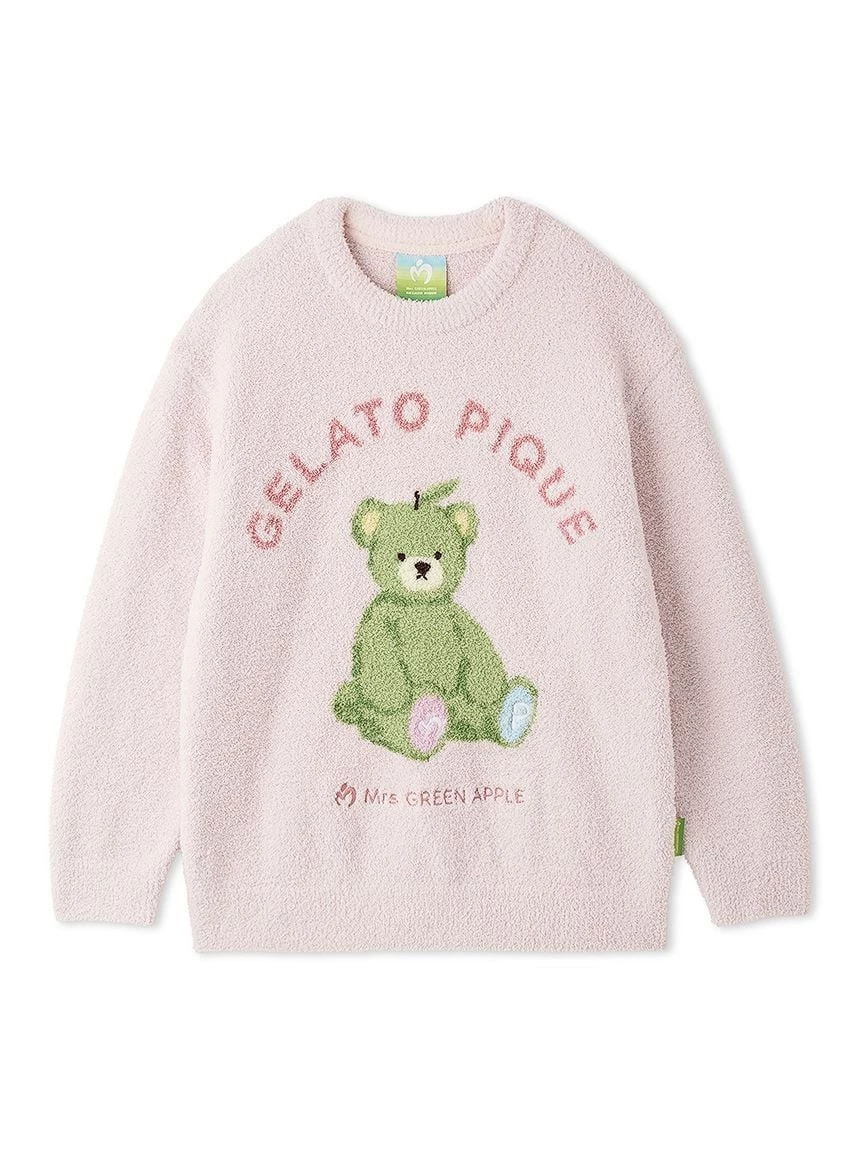 【Mrs. GREEN APPLE】【UNISEX】提花上衣＆Baby Moco格紋長褲SET PUNT265032