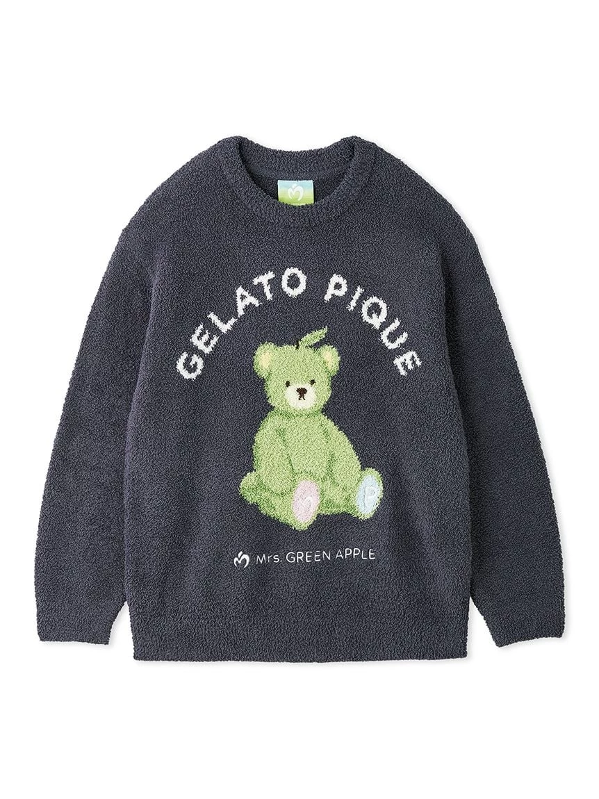 【Mrs. GREEN APPLE】【UNISEX】提花上衣＆Baby Moco格紋長褲SET PUNT265032