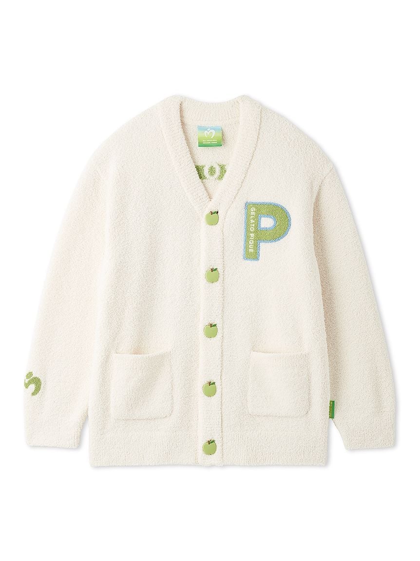 【Mrs. GREEN APPLE】【UNISEX】提花開襟外套 PUNT265035-OWHT