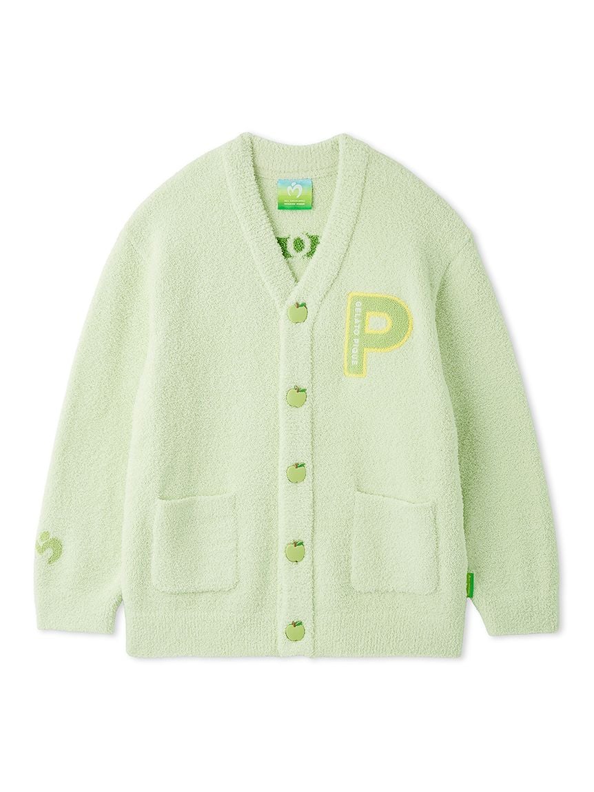 【Mrs. GREEN APPLE】【UNISEX】提花開襟外套 PUNT265035-GRN