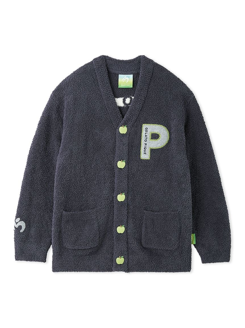 【Mrs. GREEN APPLE】【UNISEX】提花開襟外套 PUNT265035-NVY