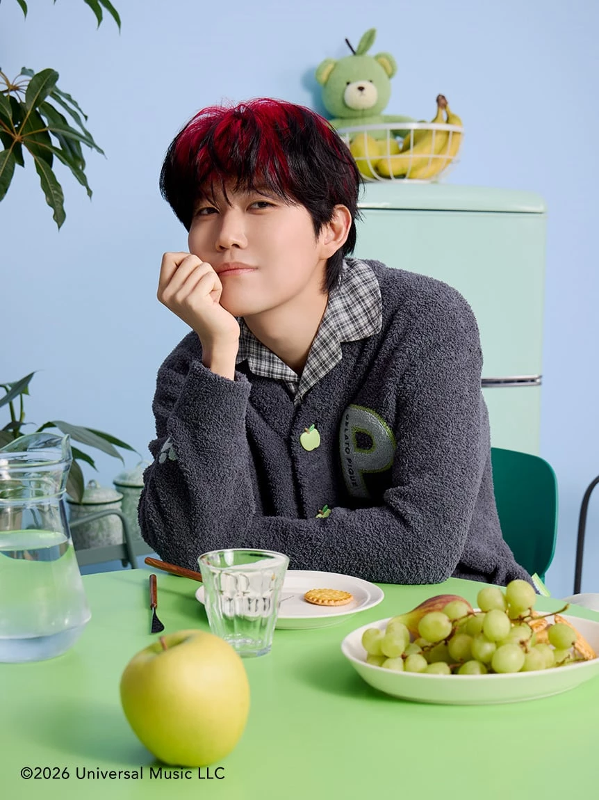 【Mrs. GREEN APPLE】【UNISEX】提花開襟外套 PUNT265035