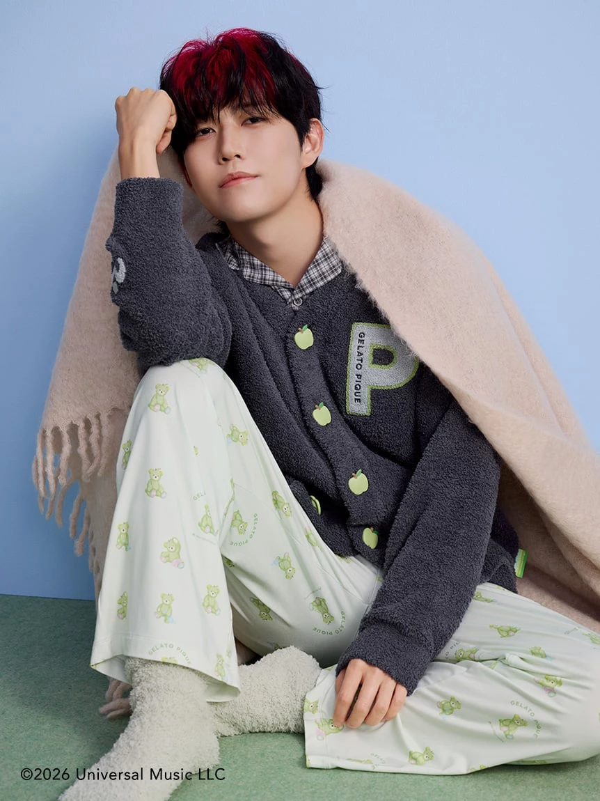 【Mrs. GREEN APPLE】【UNISEX】提花開襟外套 PUNT265035