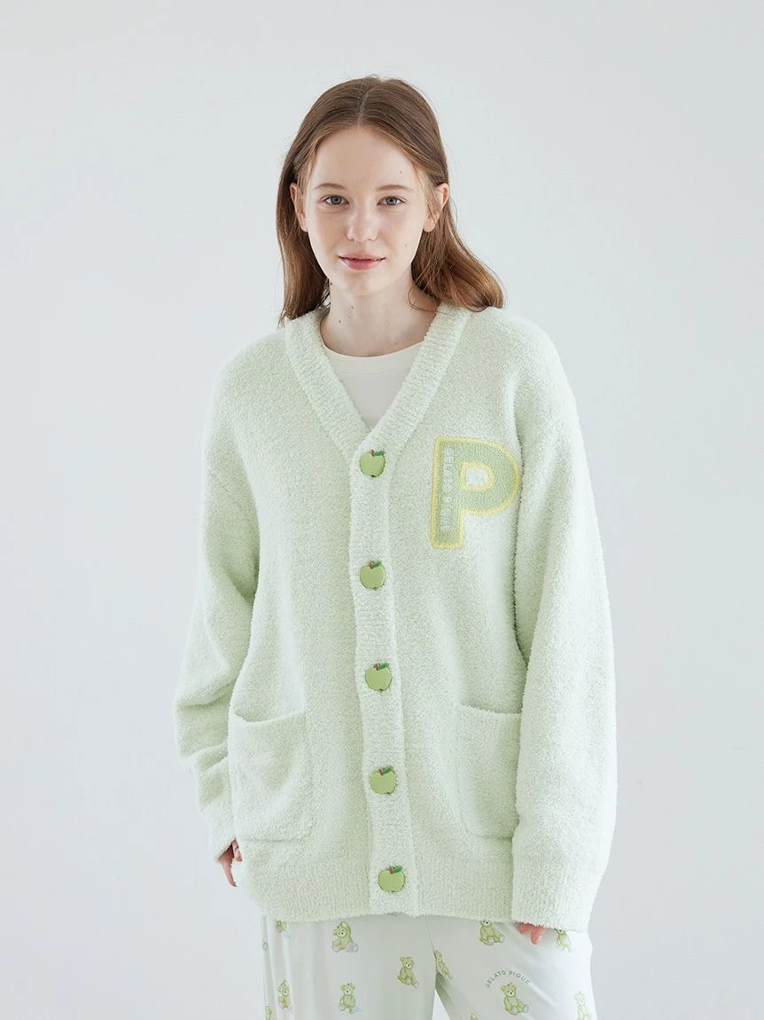 【Mrs. GREEN APPLE】【UNISEX】提花開襟外套 PUNT265035