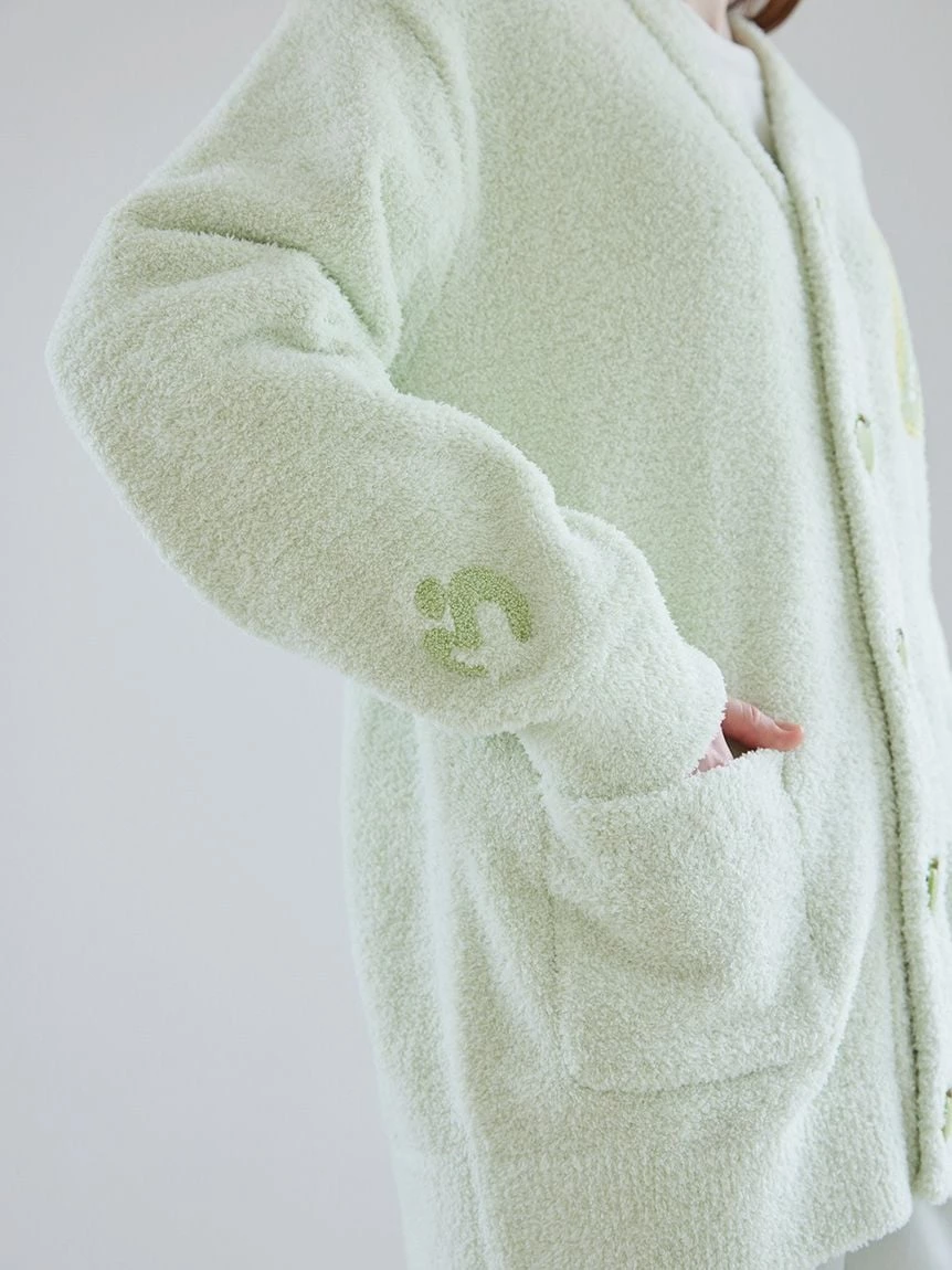 【Mrs. GREEN APPLE】【UNISEX】提花開襟外套 PUNT265035