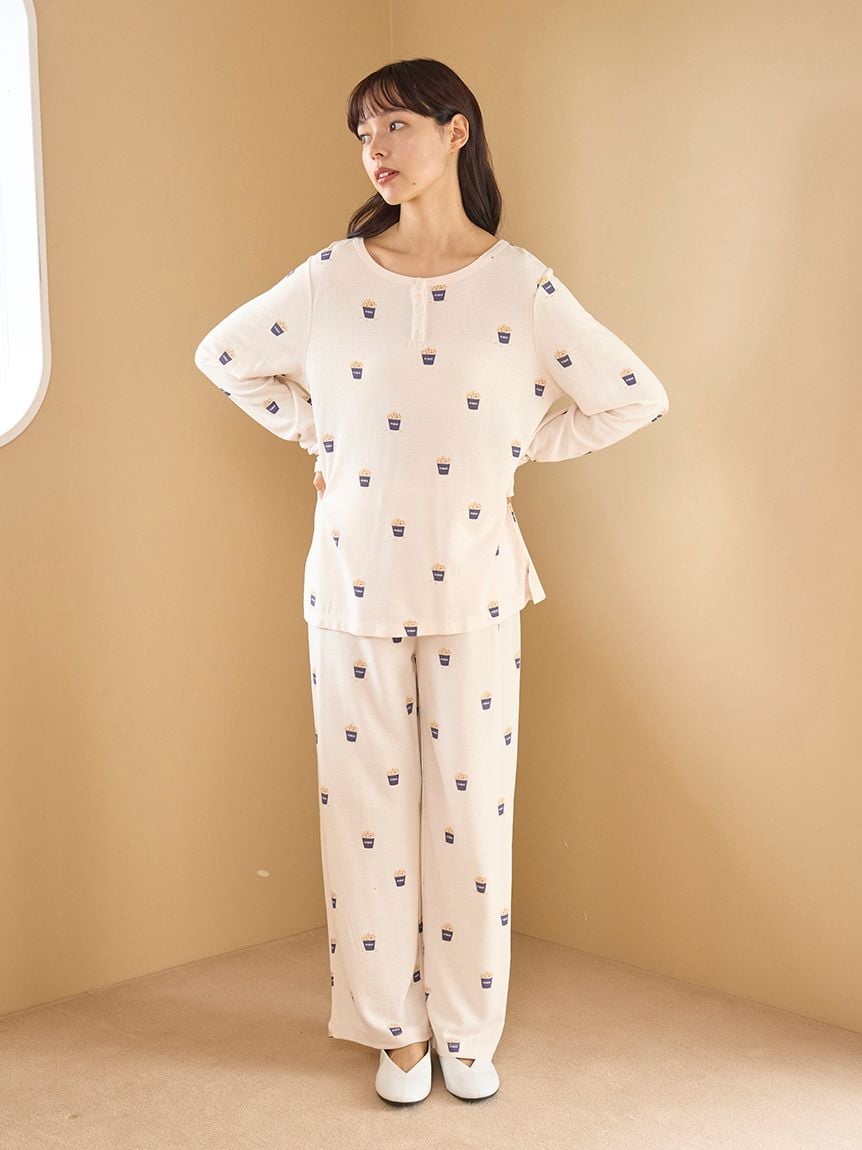 三款圖案華夫格長褲 PWCP255279