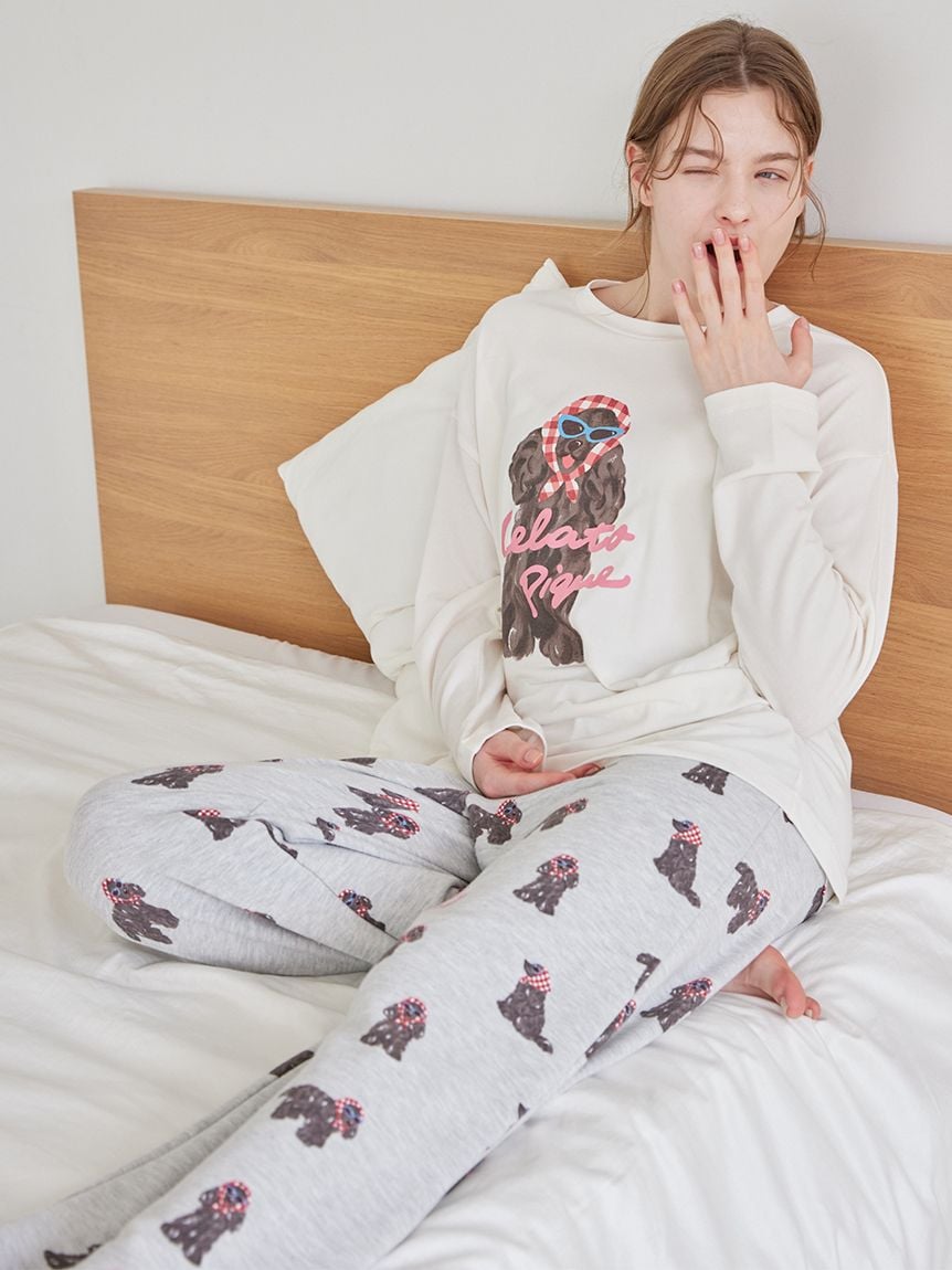 圍巾狗狗印花長褲 PWCP261232