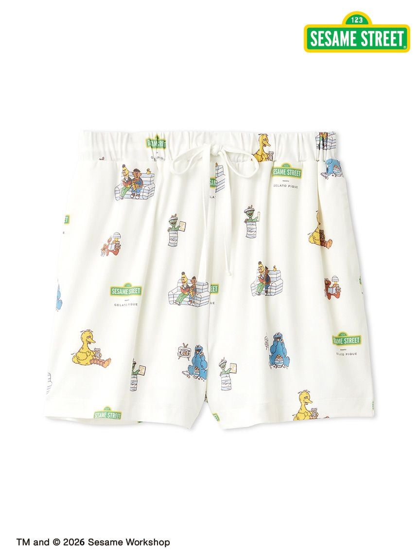 【SESAME STREET】滿版印花短褲 PWCP261328
