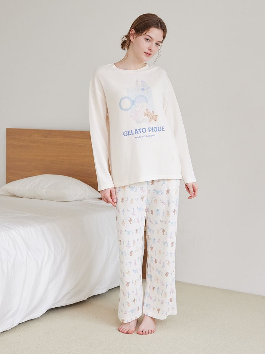 洗衣小動物印花長褲 PWCP261348