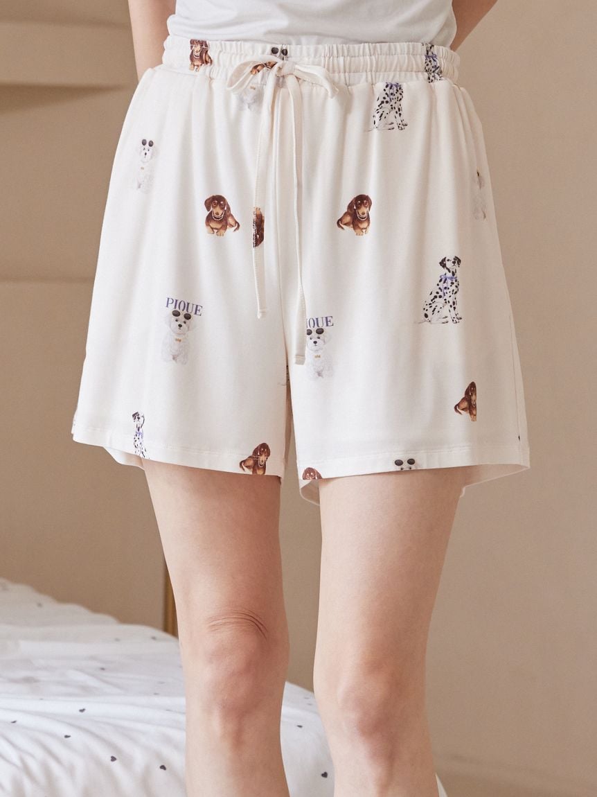【接觸涼感】CATS&DOGS印花短褲 PWCP262284