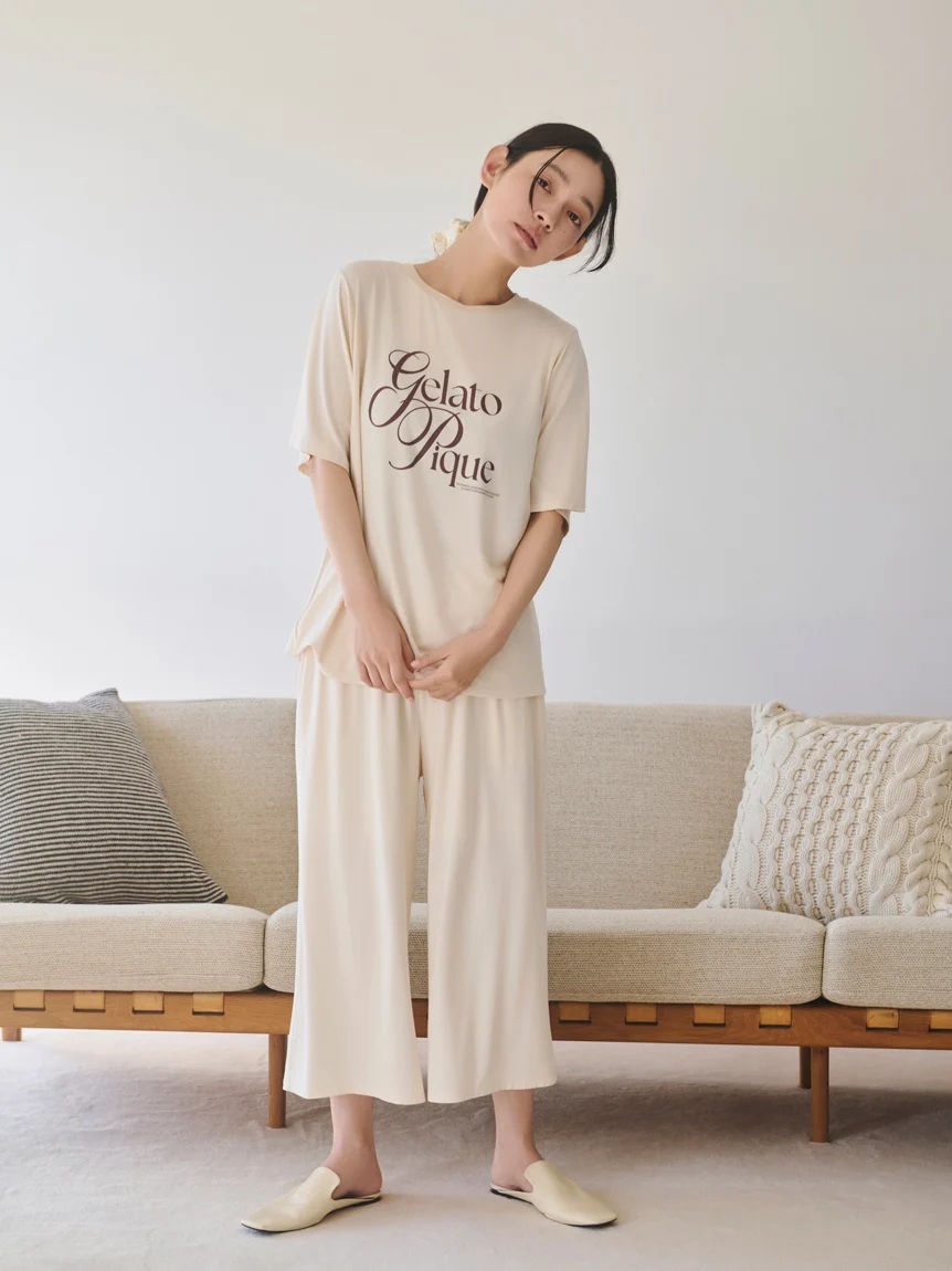 【母親節】【IFMC.】嫘縈Logo七分褲 PWCP262310