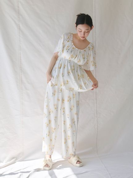 【母親節】花卉印花長褲 PWCP262327