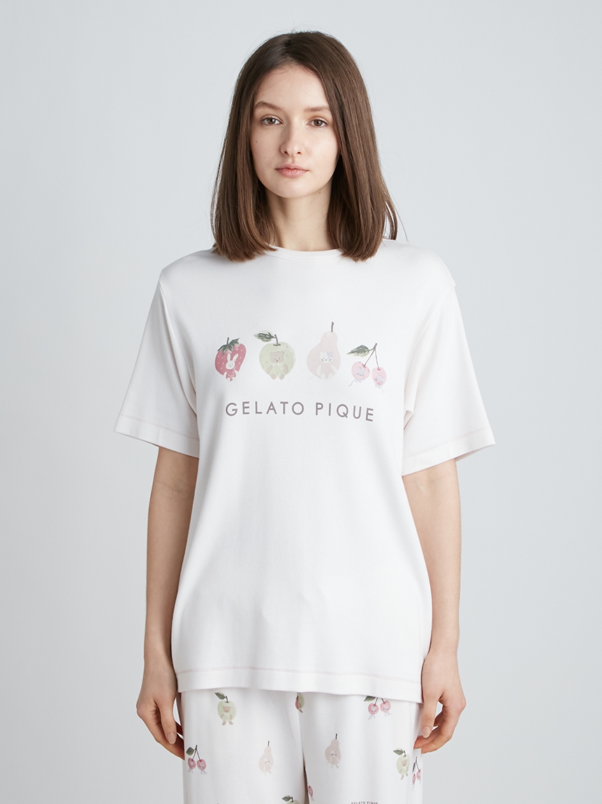 水果動物圖案T-Shirt
