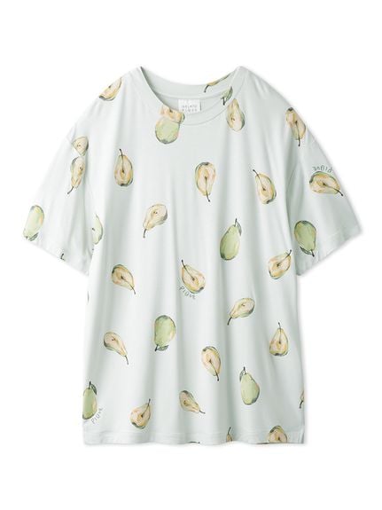 【COOL FABRIC】油畫風水果印花 T-Shirt PWCT242257-MNT