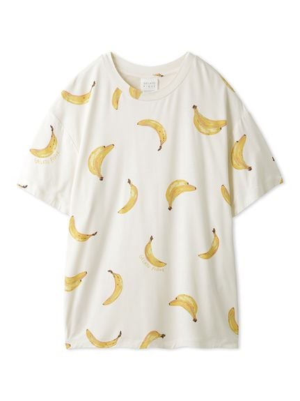 【COOL FABRIC】油畫風水果印花 T-Shirt PWCT242257-YEL