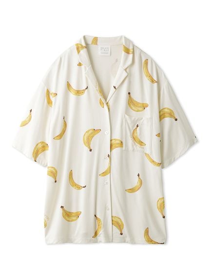 【COOL FABRIC】油畫風水果印花襯衫 PWCT242261-YEL