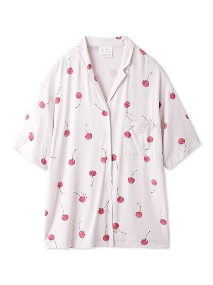【COOL FABRIC】油畫風水果印花襯衫 PWCT242261-PNK