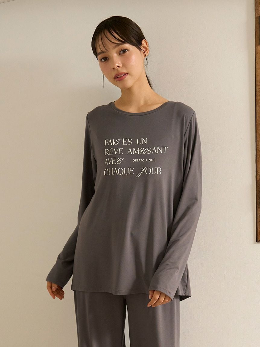 柔滑嫘縈Lolg圓領T-Shirt PWCT254288