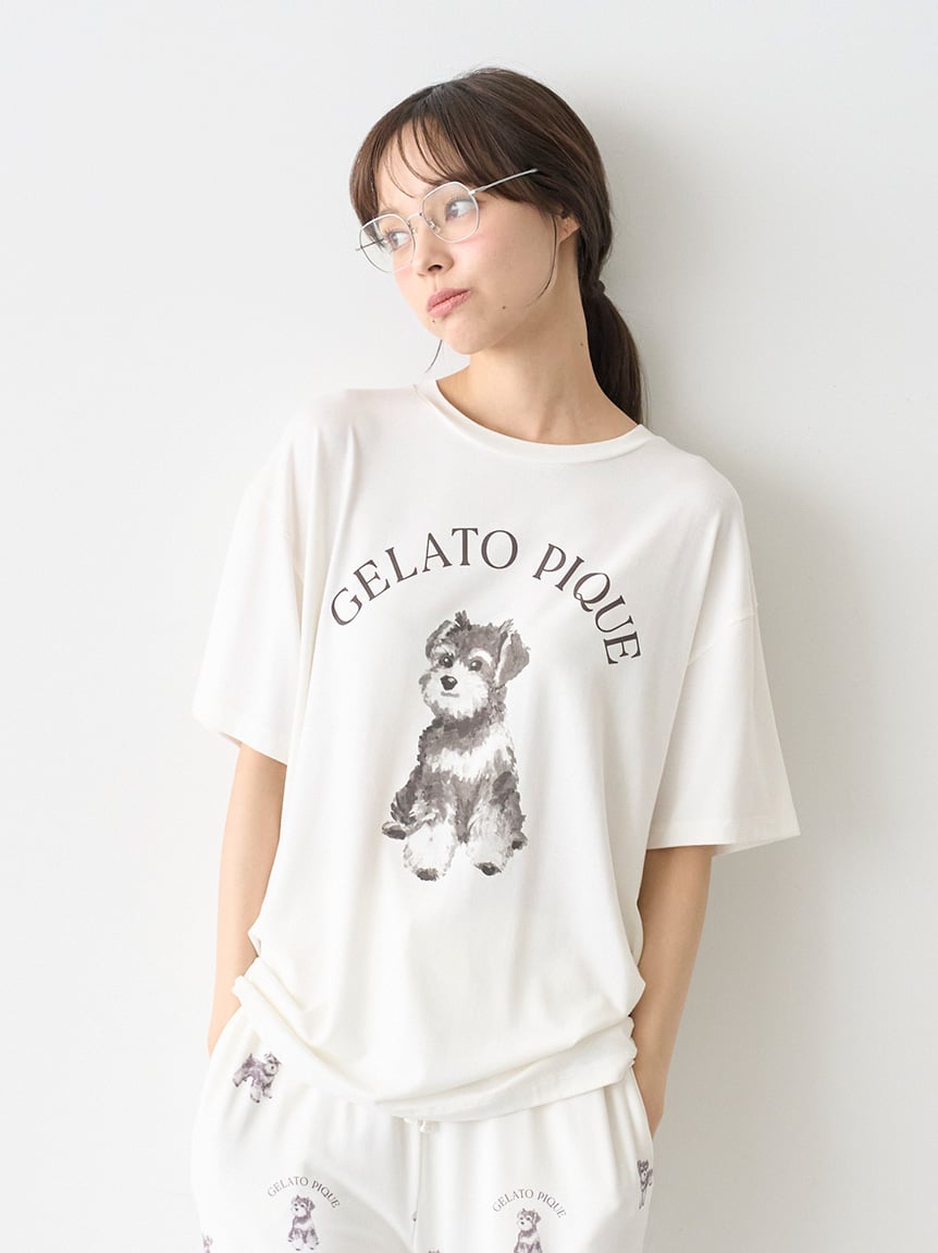 雪納瑞圖案 T-Shirt PWCT254311