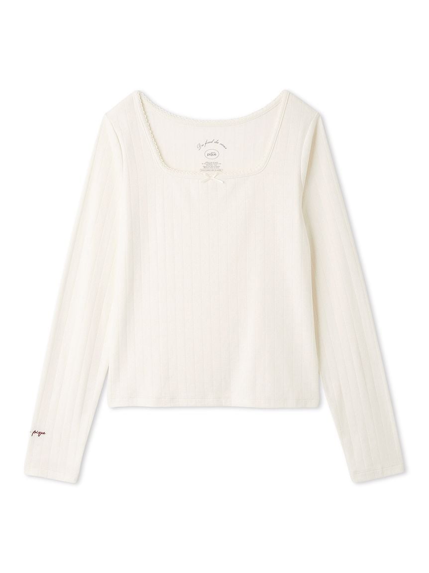 針目設計長袖上衣 PWCT255236