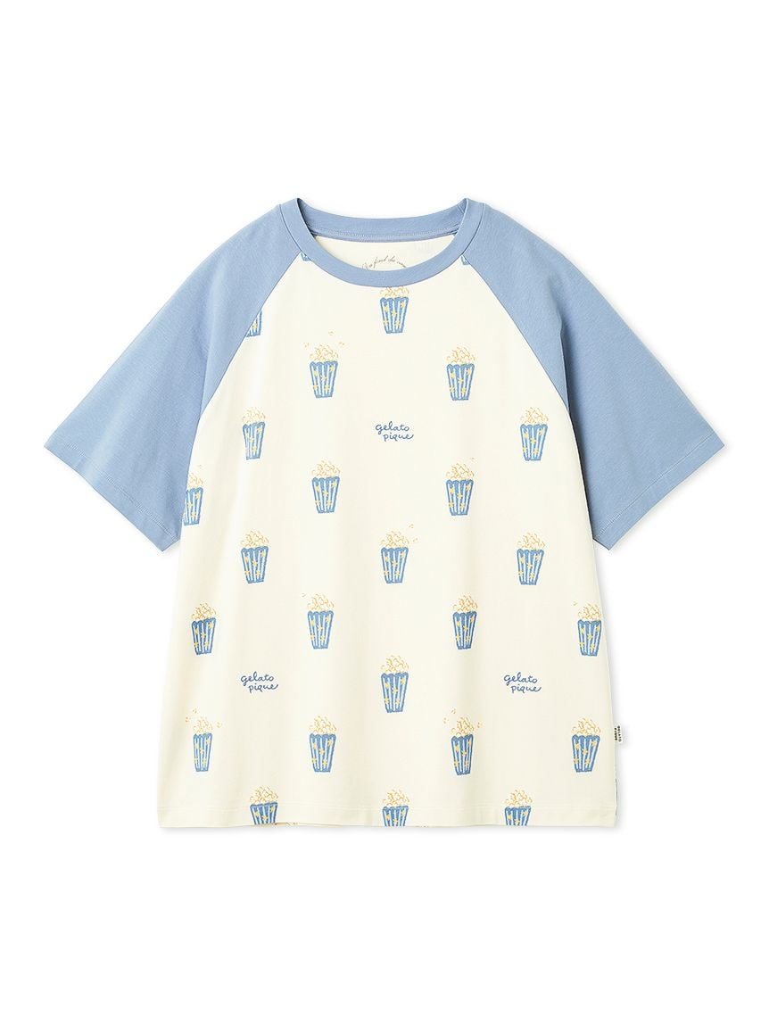 爆米花印花T-Shirt PWCT261370-CRM