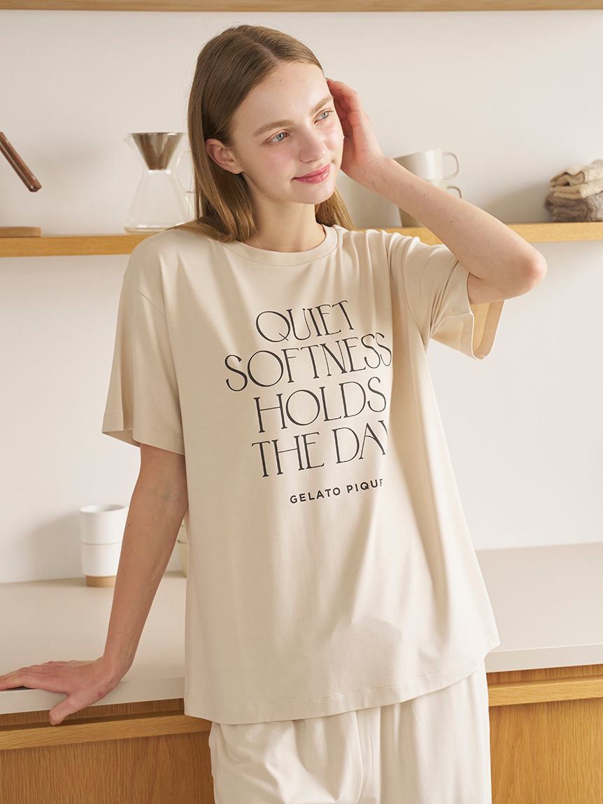 【接觸涼感】嫘縈Logo T-Shirt PWCT262291