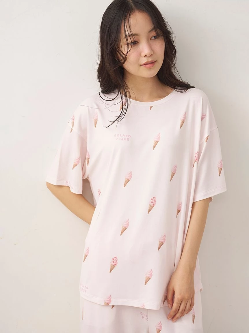 霜淇淋印花T-shirt PWCT264226