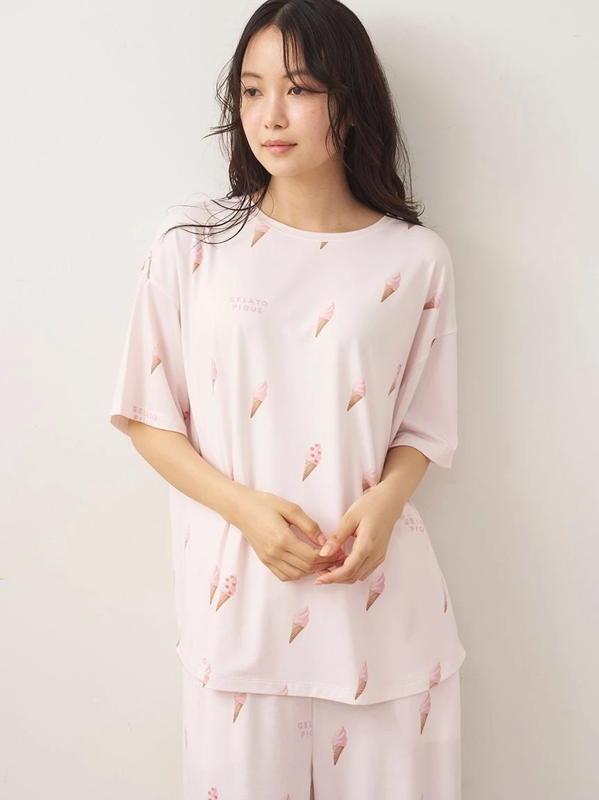 霜淇淋印花T-shirt PWCT264226