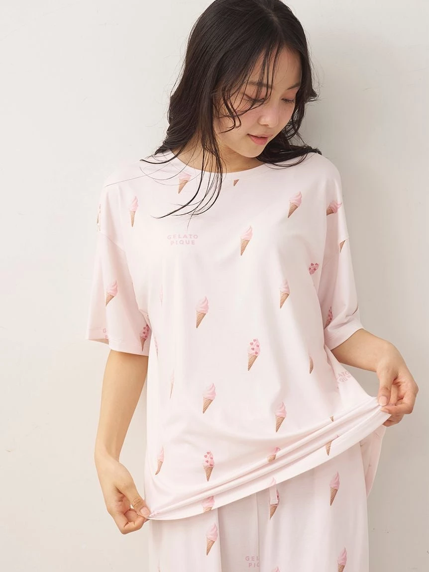 霜淇淋印花T-shirt PWCT264226