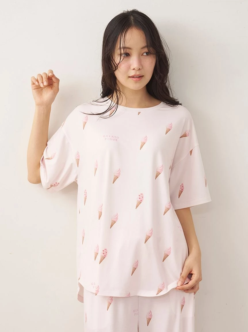 霜淇淋印花T-shirt PWCT264226