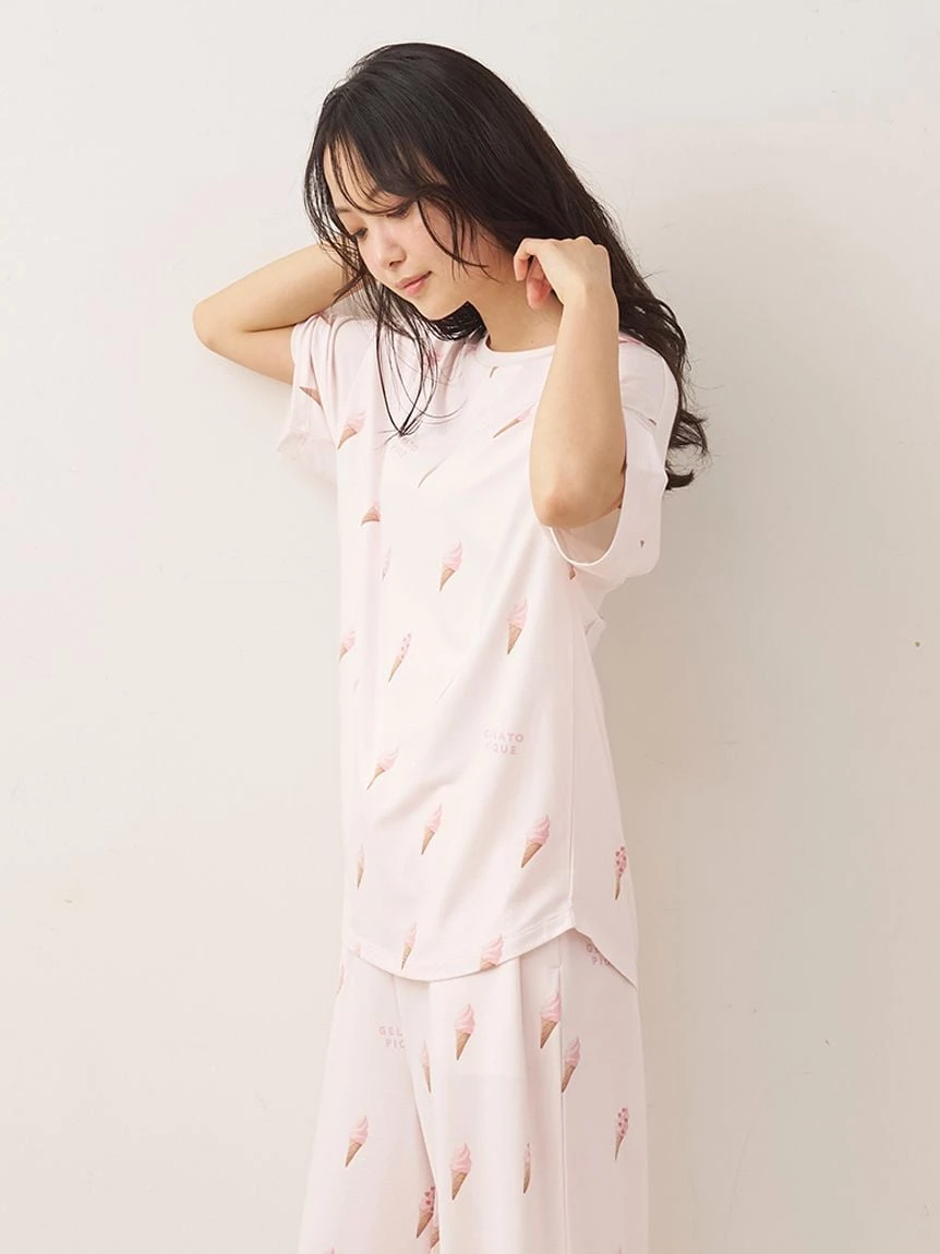 霜淇淋印花T-shirt PWCT264226