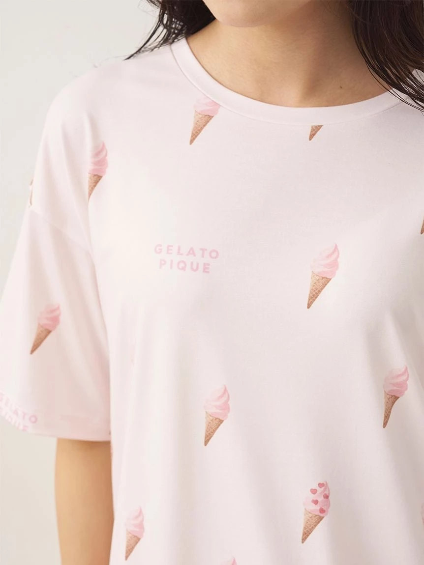 霜淇淋印花T-shirt PWCT264226