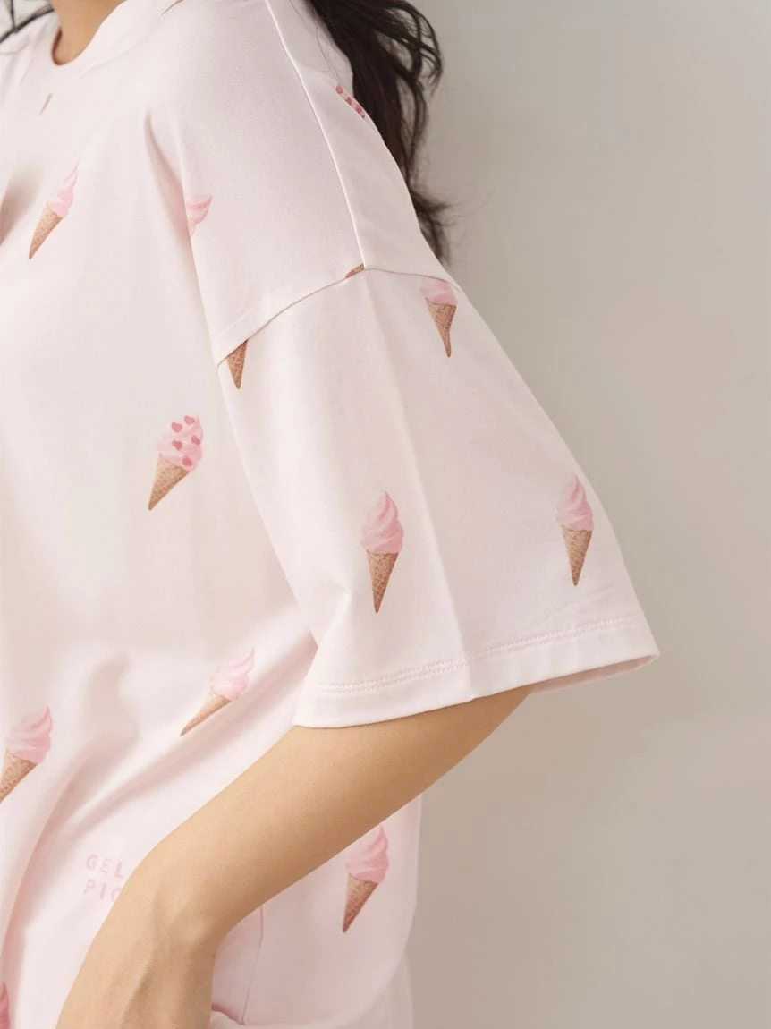 霜淇淋印花T-shirt PWCT264226