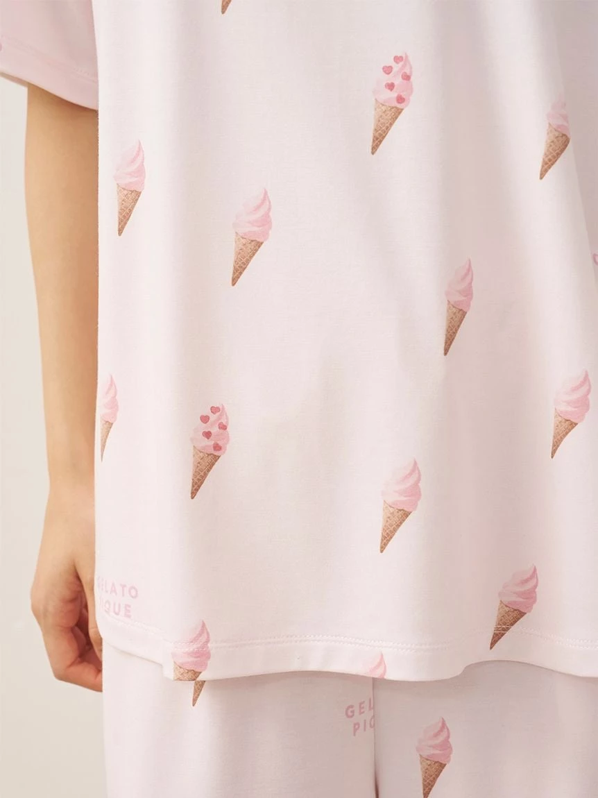 霜淇淋印花T-shirt PWCT264226
